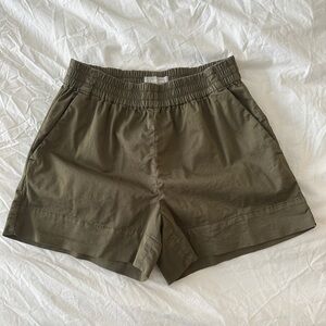 Everlane Army Green Cotton Shorts